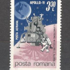 Romania.1969 Posta aeriana:Cosmonautica-Apollo 11 CR.196