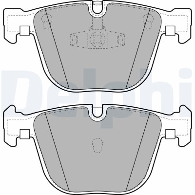 DELPHI LP2141 set placute frana,frana disc foto