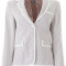 Sacou dama THOM BROWNE, Thom browne striped seersucker blazer FBC492B00572 35 Multicolor