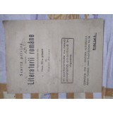 Scurta privire asupra Literaturi Romane 1940