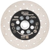 Disc diamantat, 2 in 1, taiere si slefuire granit, marmura, placi ceramice, 115 mm, M14, Richmann Exclusive
