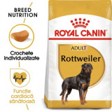 Royal Canin Rottweiler Adult, hrană uscată c&acirc;ini, 12kg