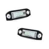 Cumpara ieftin Set 2 lampi numar led 6000k pentru Volvo S40 S60 S80 XC60 XC90 V60 V70
