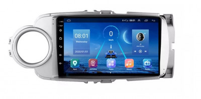 Navigatie Auto Multimedia cu GPS Toyota Yaris (2010 - 2018) 4 GB RAM + 64 GB ROM, Slot Sim 4G pentru Internet, Carplay, Android, Aplicatii, USB, Wi-Fi foto
