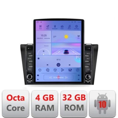 Navigatie Mazda 3 2009-2014 G-034 ecran tip TESLA 9.7&amp;quot; cu Android Radio Bluetooth Internet GPS WIFI 4+32GB DSP 4G Octa CarStore Technology foto