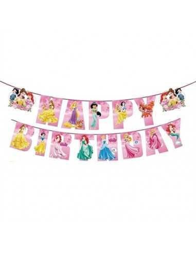 Banner HAPPY BIRTHDAY printesele Disney 200x15 cm