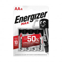 Set 4 Baterii Energizer Alcaline MAX R6/AA 30500006