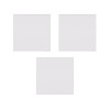 Set 3 Oglinzi Autocolante Patrate 20x20 cm Decor Perete