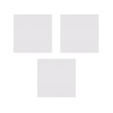 Set Oglinda de perete Autocolanta, 20x20 cm, 3 piese, ATU-084992, Oem