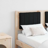 vidaXL Tăblie tapițată Maro 120 cm Lemn de pin masiv și stofă 879076