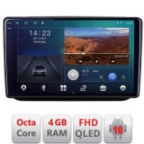 Navigatie Skoda Fabia 2 2009-2014 Android Ecran QLED octa core 4+64 carplay android auto KIT-fabia2+EDT-E310V3 CarStore Technology
