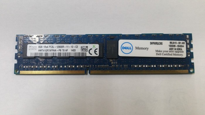 Memorie server 8GB 1RX4 2RX4 PC3L-12800R