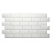 Panou decorativ, PVC, model caramida 3D, alb, 96x48.5 cm GartenVIP DiyLine
