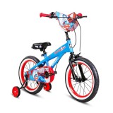 Bicicleta cu roti ajutatoare, Superman, 16 inch