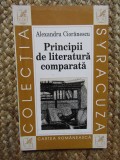 PRINCIPII DE LITERATURA COMPARATA de ALEXANDRU CIORANESCU