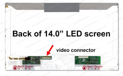 Display laptop 14 inch LED 40 pin HD+ cod B140RW03 V.1 foto
