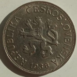Moneda Cehoslovacia - 5 Korun 1938