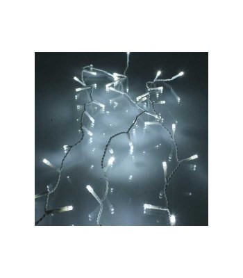Perdea luminoasa tip turturi 300 LED-uri albe lumina rece cu jocuri foto