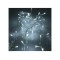 Perdea luminoasa tip turturi 300 LED-uri albe lumina rece cu jocuri de lumini 5.9m cablu transparent well