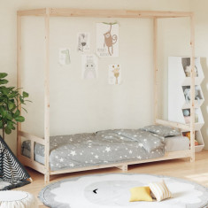 vidaXL Cadru de pat pentru copii, 80x200 cm, lemn masiv de pin