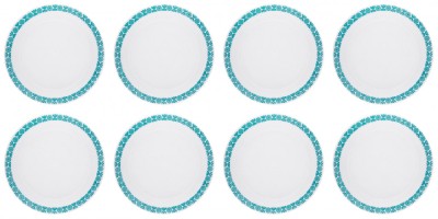 Set Farfurii 8 piese, Intinse Frosty cu Model Vernil, diametru 27 cm foto