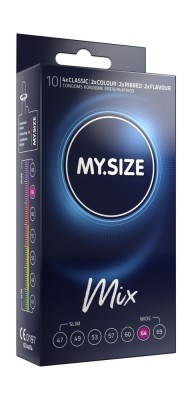 Mix Prezervative My Size, 64 mm, 10 Buc foto