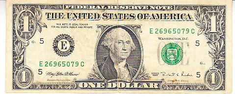 B11 - Bancnota foarte veche - America USA - 1 dolar - 1995