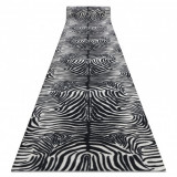 Traversa anti-alunecare DIGITAL - Zebră alb / negru, 65 cm