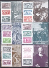 DB1 Columb Descoperirea Americii 1992 Spania 6 x SS MNH foto