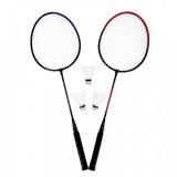 Rachete badminton cu 3 fluturasi in cutie