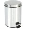 Cos gunoi rotund cu pedala FRIEND, otel inoxidabil, 5L - RESIGILAT