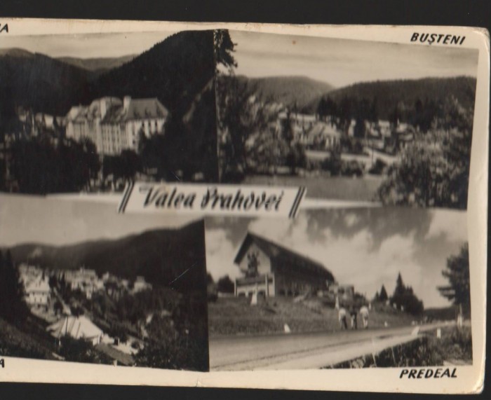 CPI B13612 CARTE POSTALA - VALEA PRAHOVEI, MOZAIC, RPR, 1958