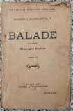 Balade culese de Gheorghe Cosbuc// 1922