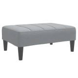 Cumpara ieftin Taburet, gri deschis, 77x55x31 cm, material textil