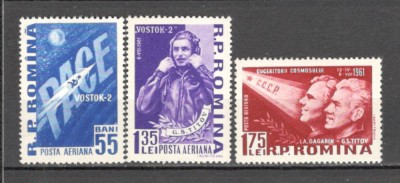 Romania.1961 Posta aeriana-Cosmonautica XR.418 foto