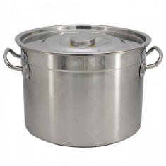 Oala Cazan Inox 0.7mm Capac, Manere, 20L 31.5cm BH313020 DNC33035 foto