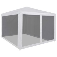 vidaXL Cort pliabil de petrecere cu 4 pereți din plasă, 3 x 3 m 45108