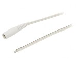 Cablu Alimentare DC 5,5/2,1 Alb 5m 2x0,5mm2