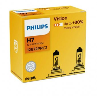 Set de 2 becuri H7 PHILIPS 12V 55W PX26d PREMIUM