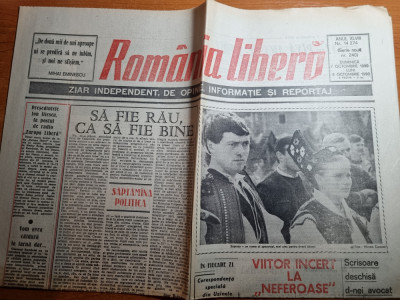 romania libera 7-8 octombrie 1990-scrisoare deschisa avocatei paula iacob foto