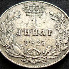 Moneda istorica 1 DINAR - YUGOSLAVIA, anul 1925 * cod 2534