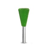 Biax sculptura lemn SABURR - Cap conic inversat 19 mmtija 6mm, Granulatie Saburr ASPRA - VERDE