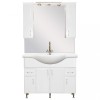 Mobilier complet de baie Bianca Plus 105, alb lucios