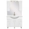 Mobilier complet de baie Bianca Plus 105, alb lucios