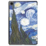 Husa tableta compatibila samsung galaxy tab a9 plus, foldpro cu microfibra, auto sleep/wake, starry night