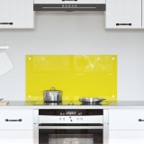 vidaXL Spate de bucătărie Galben 80 x 40 x 0.6 cm sticlă securizată