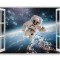 Autocolant decorativ, Fereastra, Planete, Multicolor, 83 cm, 79ST