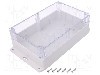Carcasa policarbonat, 146mmx222mmx75mm, IP67, GAINTA - G232CMF-IP67
