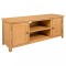 Gossi comoda tv, 110x35x44 cm, lemn masiv de stejar