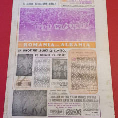 Ziarul Sportul Supliment FOTBAL 20.03.1987(prefata Romania-Albania)